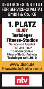 Testsieger Fitnessstudio INJOY in Siegen